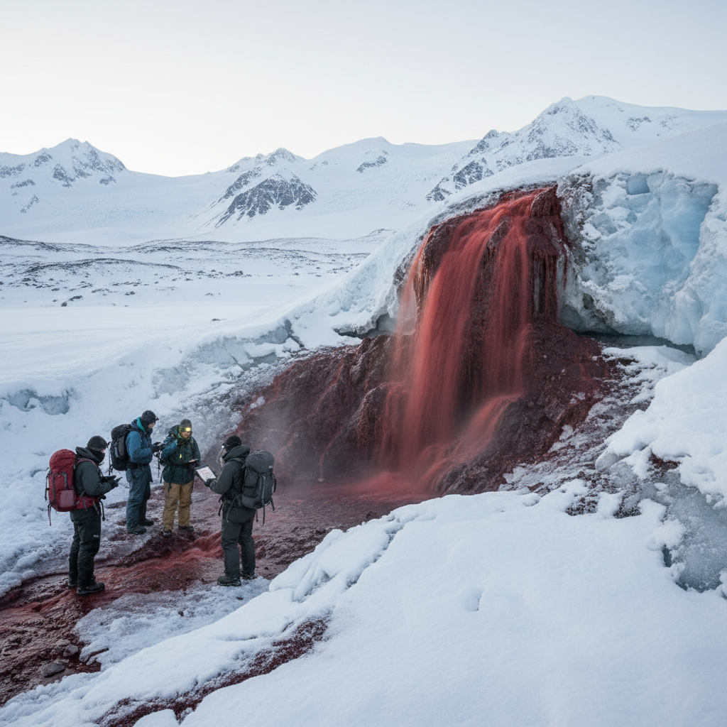 Le cascate di sangue dell’Antartide: il segreto di una salamoia millenaria
