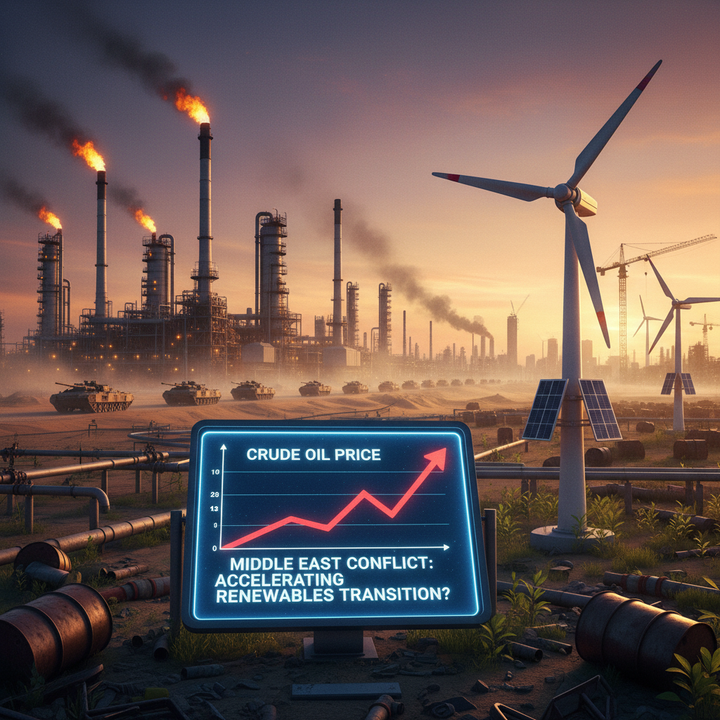 Petrolio alle stelle: può il conflitto mediorientale accelerare davvero la transizione alle rinnovabili?