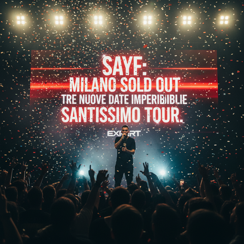 Sayf: Milano sold out, tre nuove date imperdibili per il Santissimo Tour