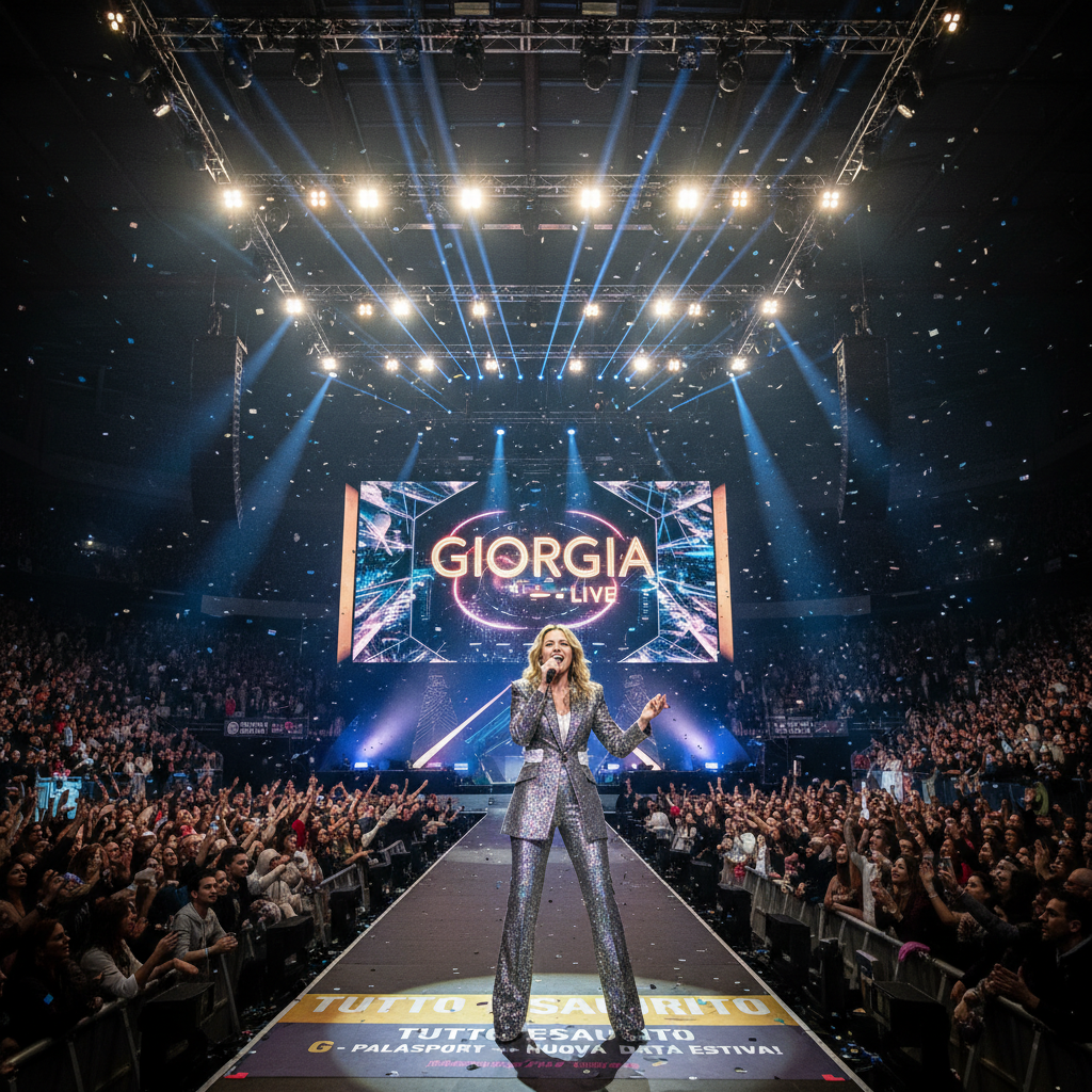 Giorgia torna live: tutto esaurito per il G – Palasport e nuova data estiva imperdibile