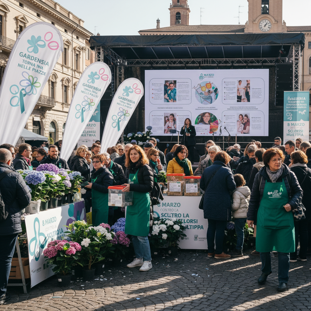 Gardensia torna nelle piazze: l'8 marzo contro la sclerosi multipla