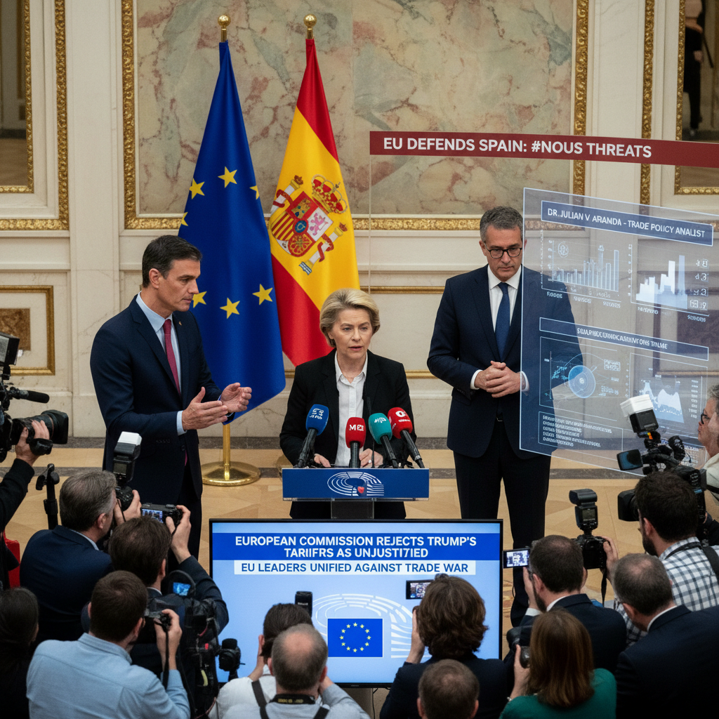 La Commissione UE difende la Spagna dalle minacce commerciali di Trump