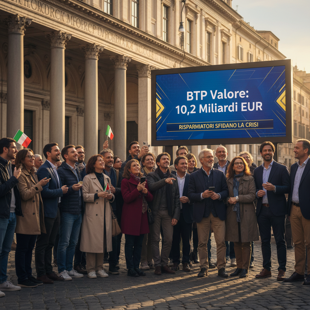Btp Valore sfonda i 10,2 miliardi: i risparmiatori sfidano la crisi
