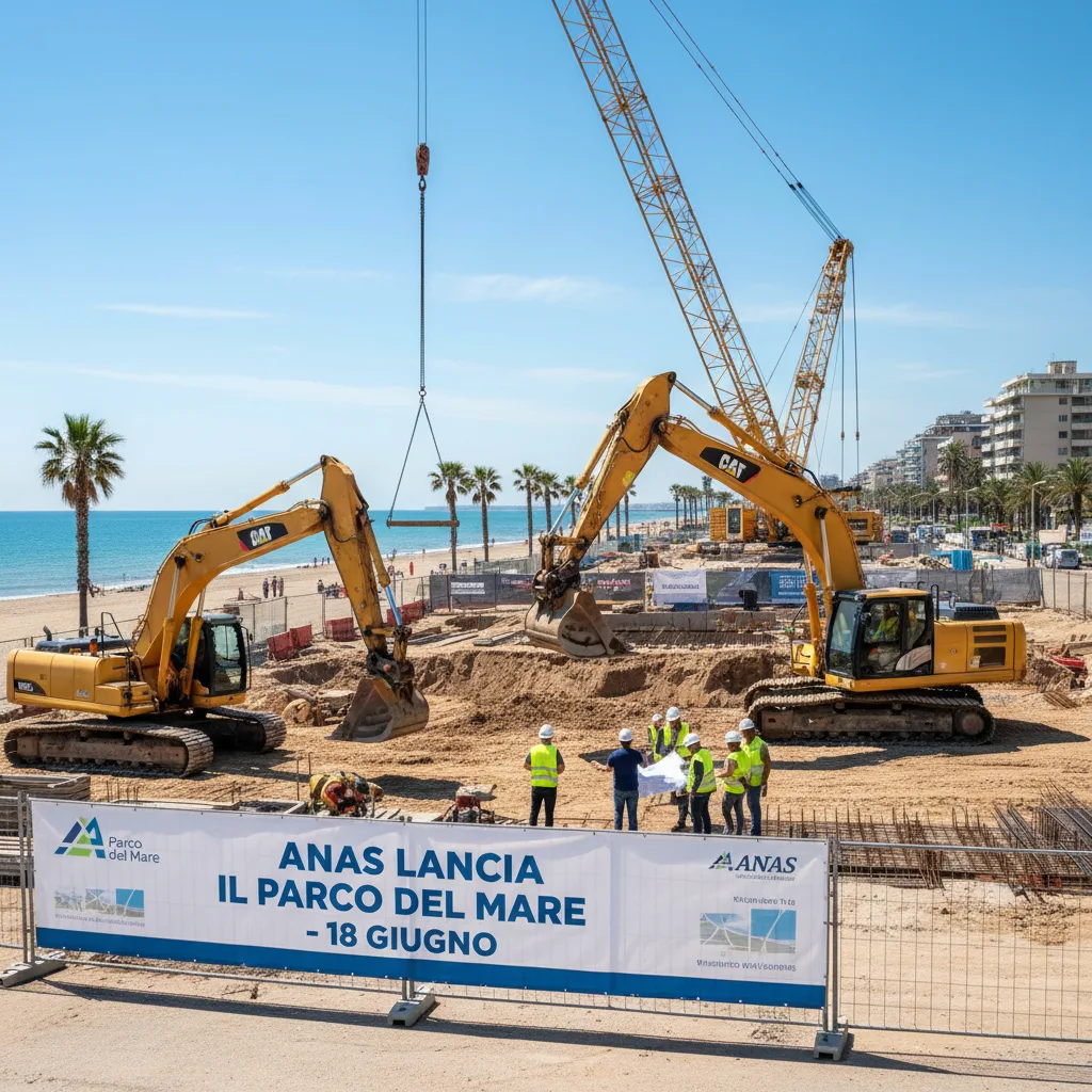 Cantieri a Ostia: Anas lancia il Parco del Mare il 18 giugno