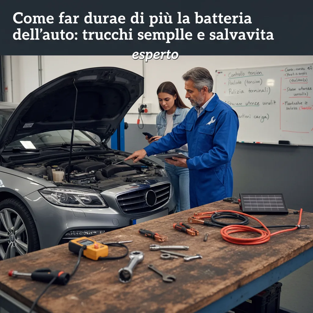 Come far durare di più la batteria dell’auto: trucchi semplici e salvavita