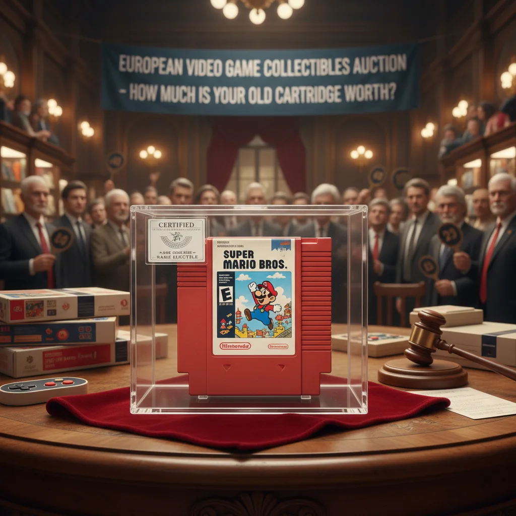 Quanto vale la tua vecchia cartuccia di Super Mario? L’asta europea per collezionisti di videogiochi