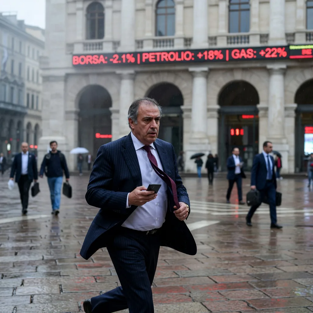 Borse europee in rosso dopo lo stop ai colloqui su Hormuz: petrolio e gas schizzano alle stelle