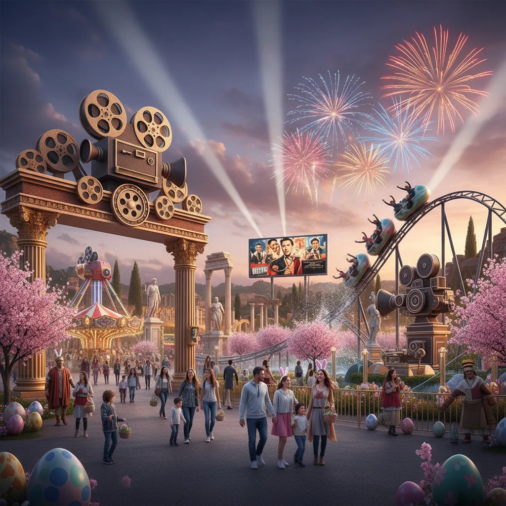 Cinema, storia e adrenalina: Pasqua indimenticabile a Cinecittà World