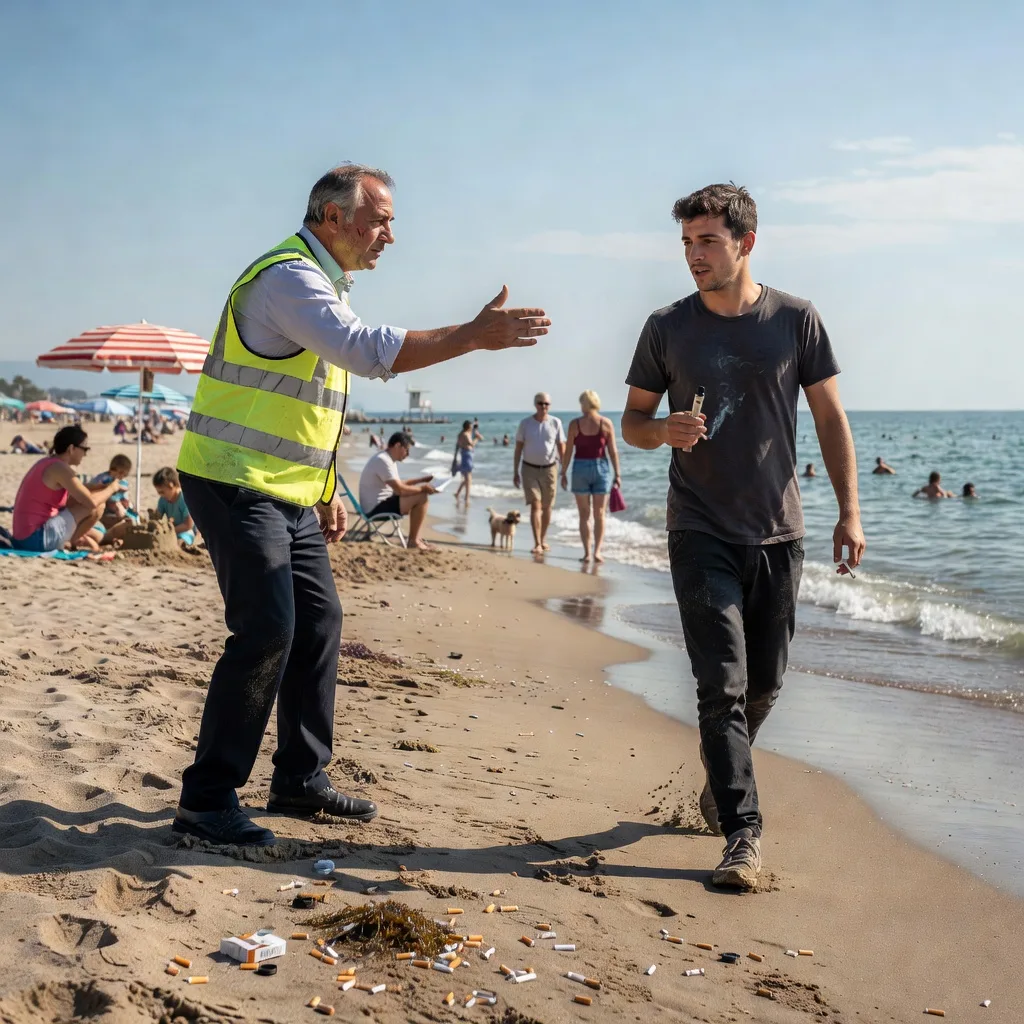 Divieto di sigarette sulle spiagge di Roma: un passo verso litorali più puliti