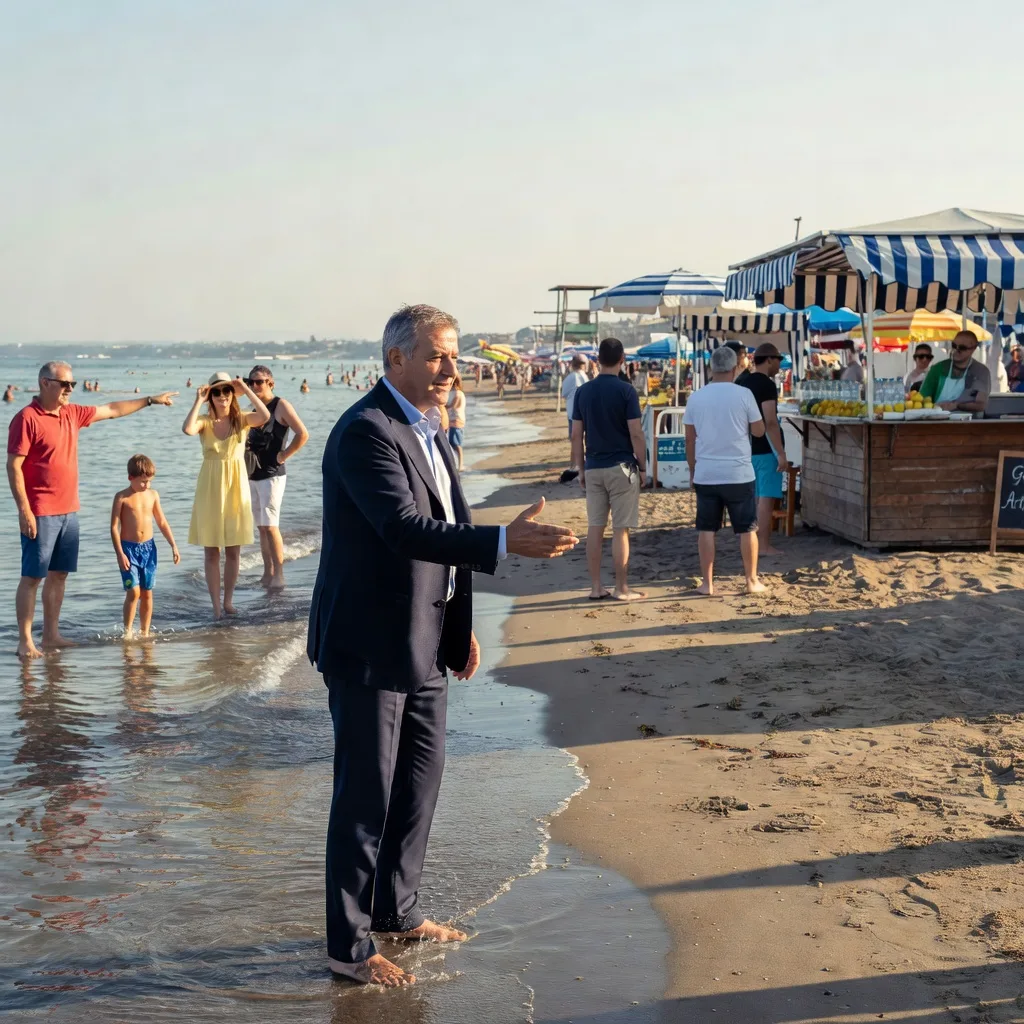 Gualtieri rilancia Ostia: acque eccellenti per un mare romano competitivo