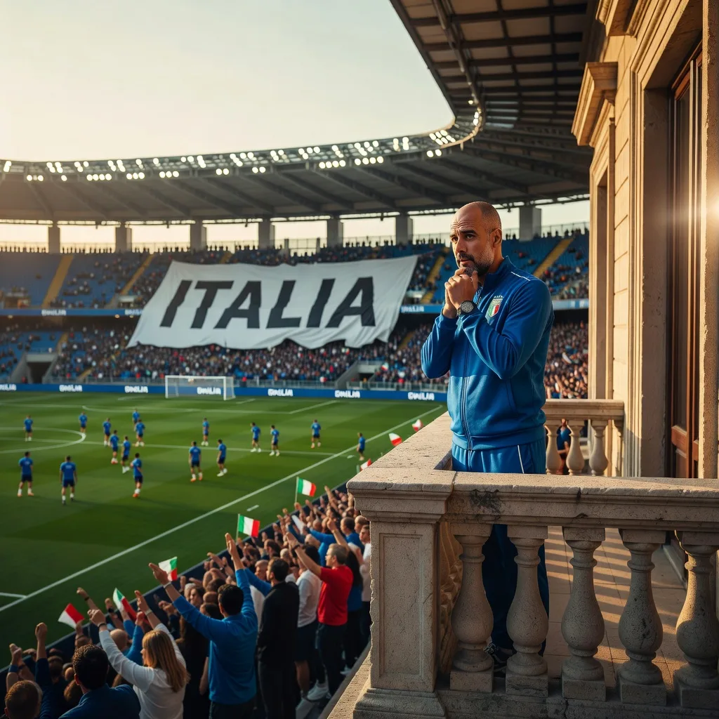 Guardiola e l’Italia: lo scenario azzurro che affascina Pep