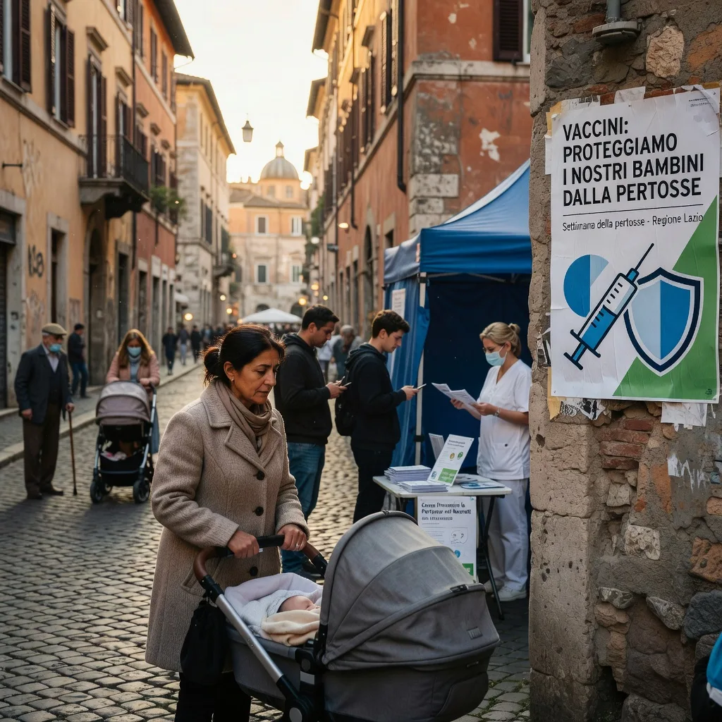 Pertosse nei bambini: come prevenire con i vaccini nel Lazio