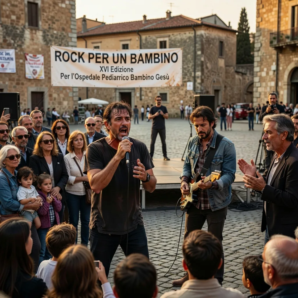 Rock per un bambino: da Le Vibrazioni a Minghi, un concerto che trasforma il dolore in speranza