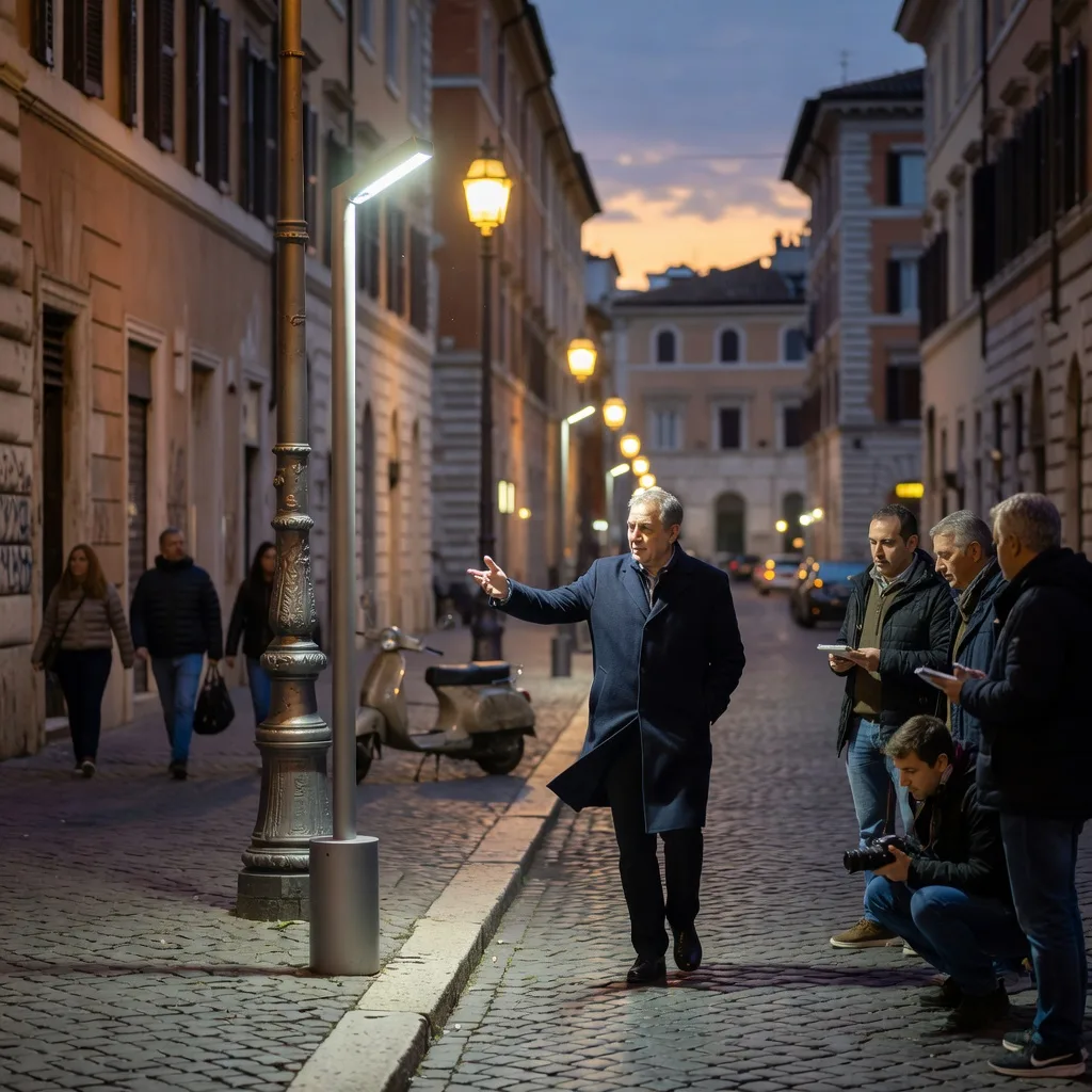 Roma si riaccende: Gualtieri potenzia i lampioni per una capitale più luminosa e sicura