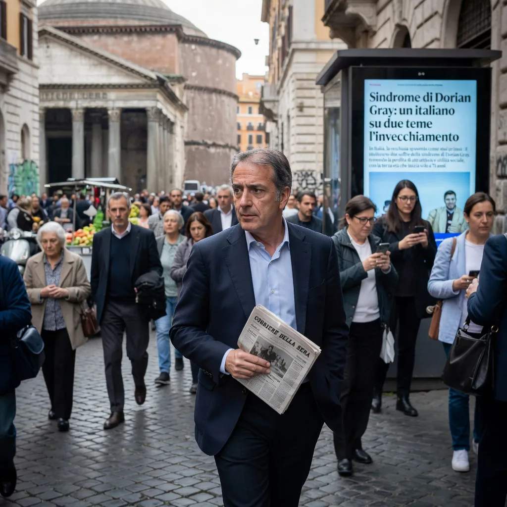 Sindrome di Dorian Gray: un italiano su due teme l’invecchiamento