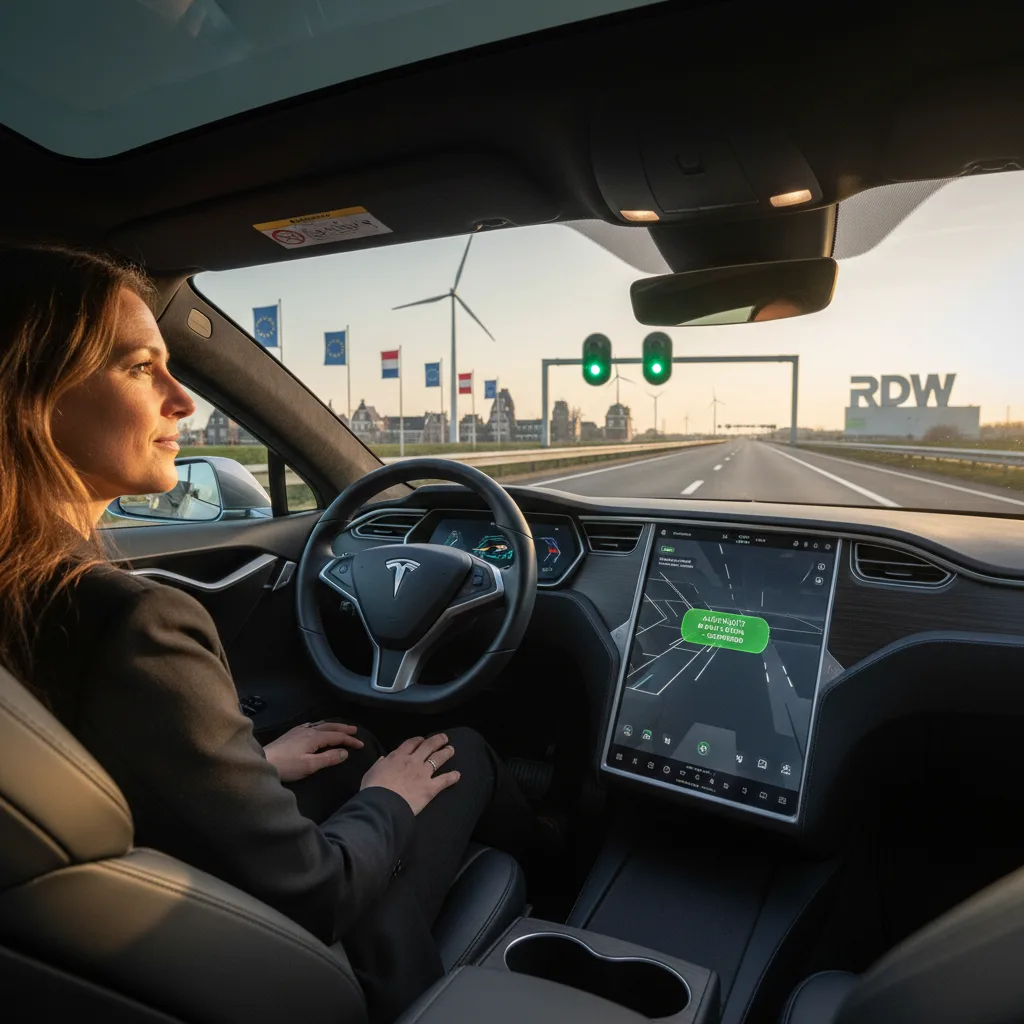Tesla conquista i Paesi Bassi: primo via libera europeo per la guida autonoma supervisionata