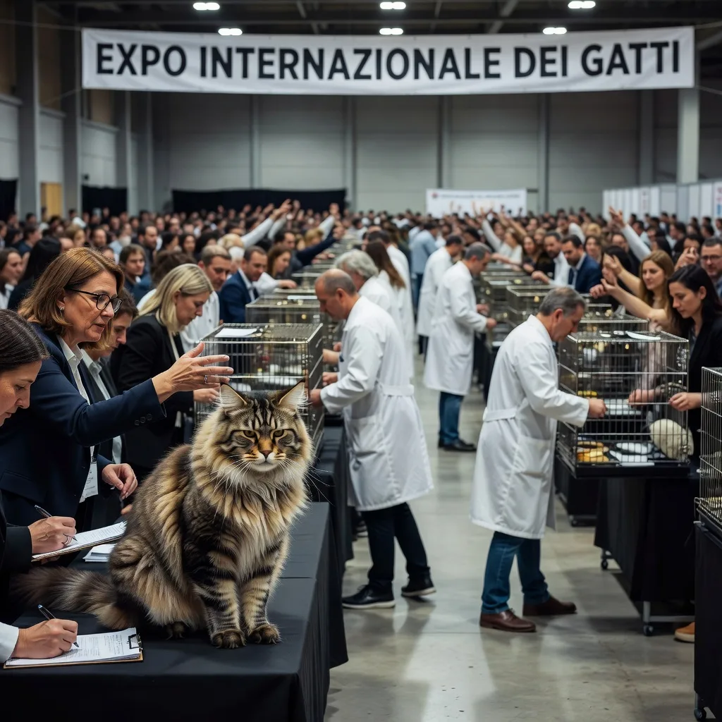 Concorso felino internazionale: le gatte più belle d’Europa si riuniscono a Sofia