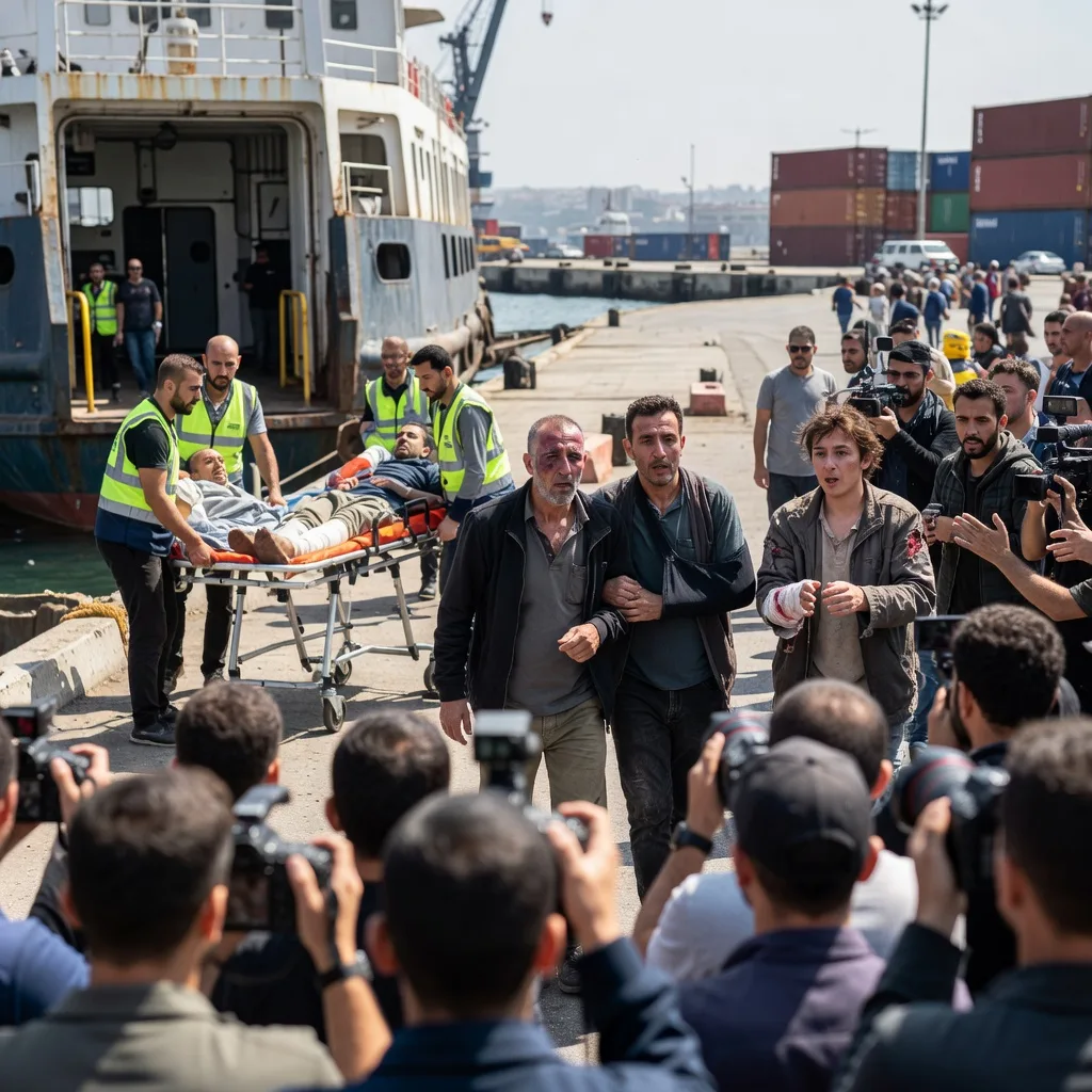 Gli attivisti della Flotilla arrivano a Istanbul e raccontano le violenze subite