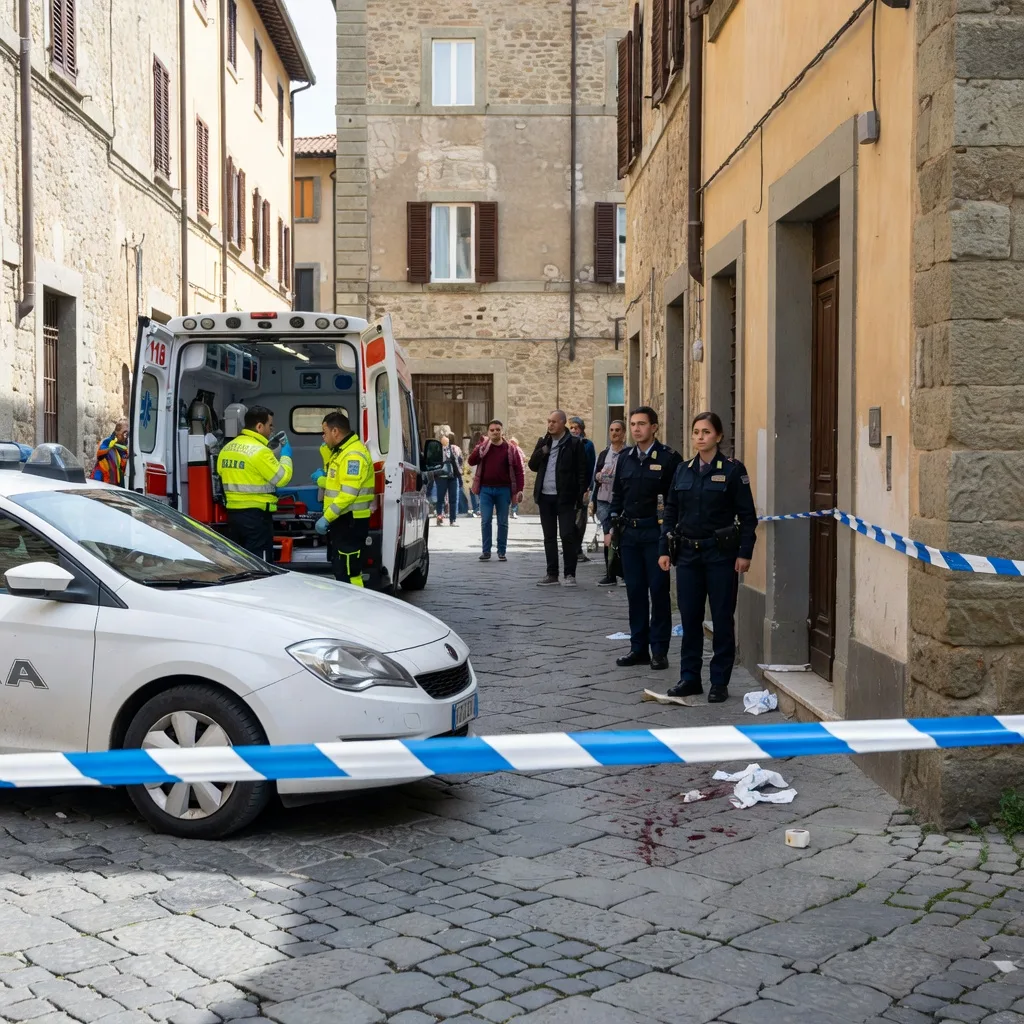 Rieti, l’orrore domestico: 53enne ferisce la compagna con un’arma da taglio