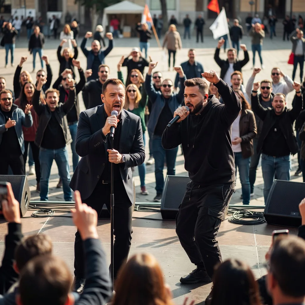 Tiziano Ferro e Lazza celebrano insieme il quarto di secolo di XDono