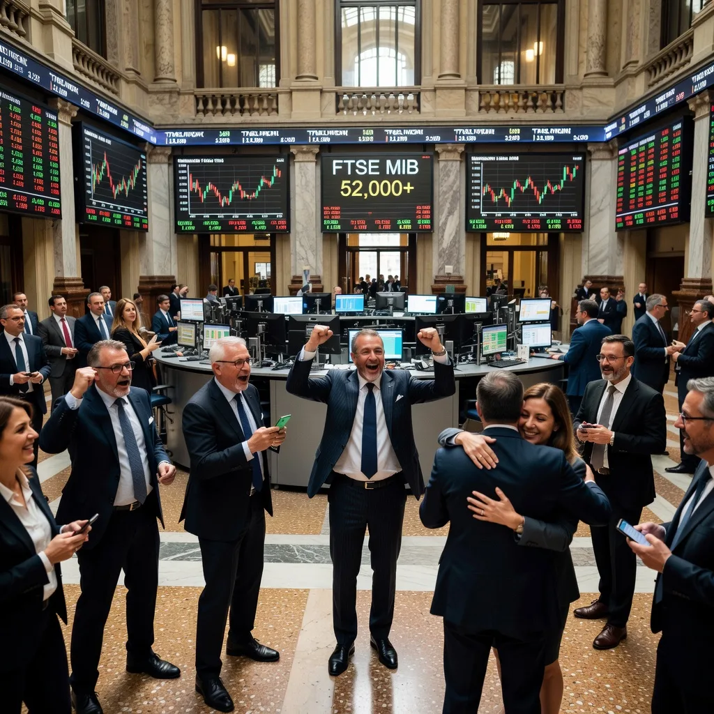 Borse in rialzo sull’intesa Usa-Iran, Milano supera i 52mila punti
