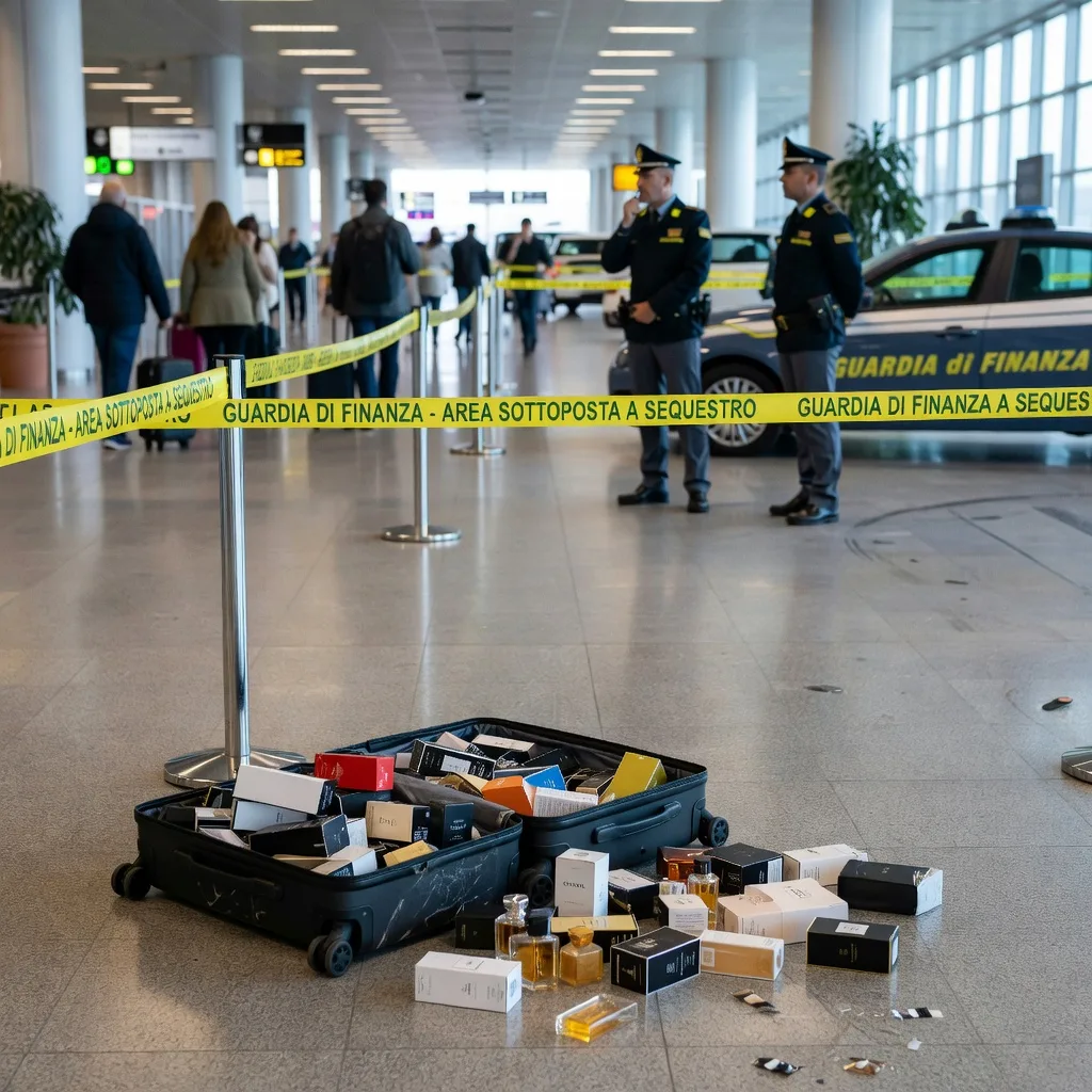 Furto di profumi a Fiumicino, passeggero denunciato dopo il colpo nei duty free